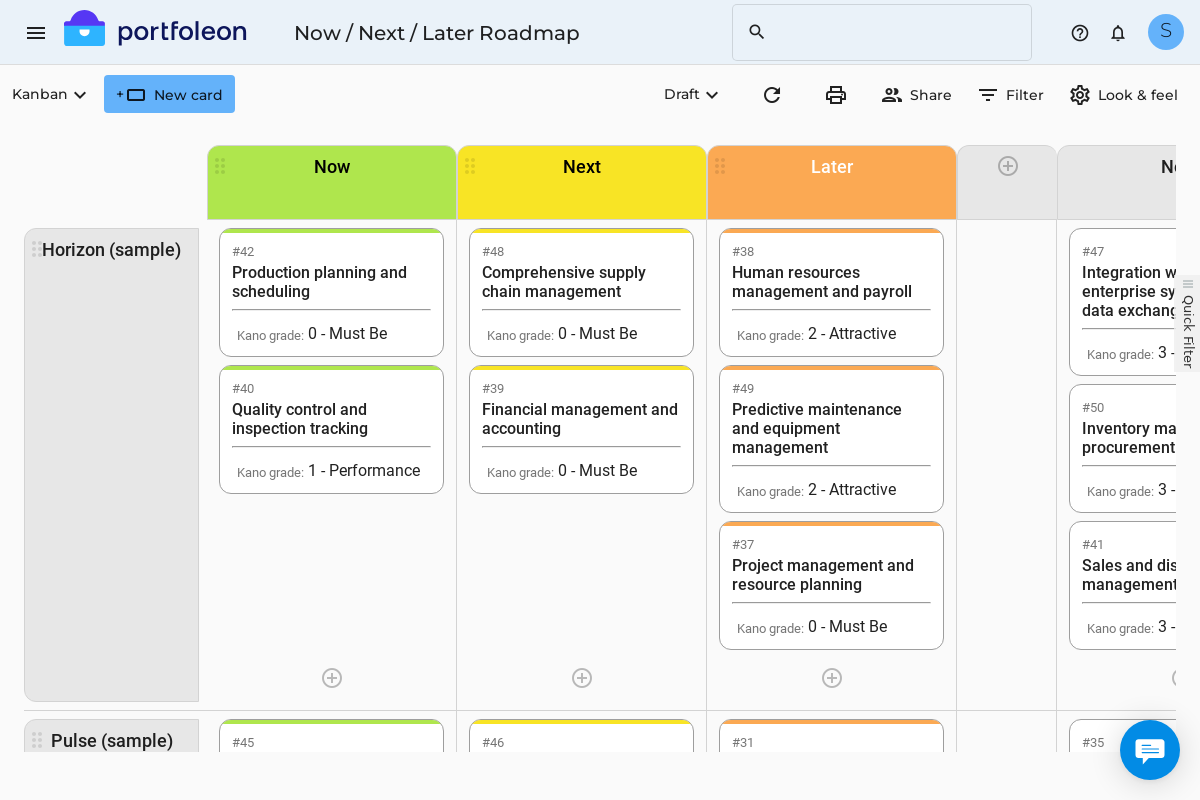 Product roadmap